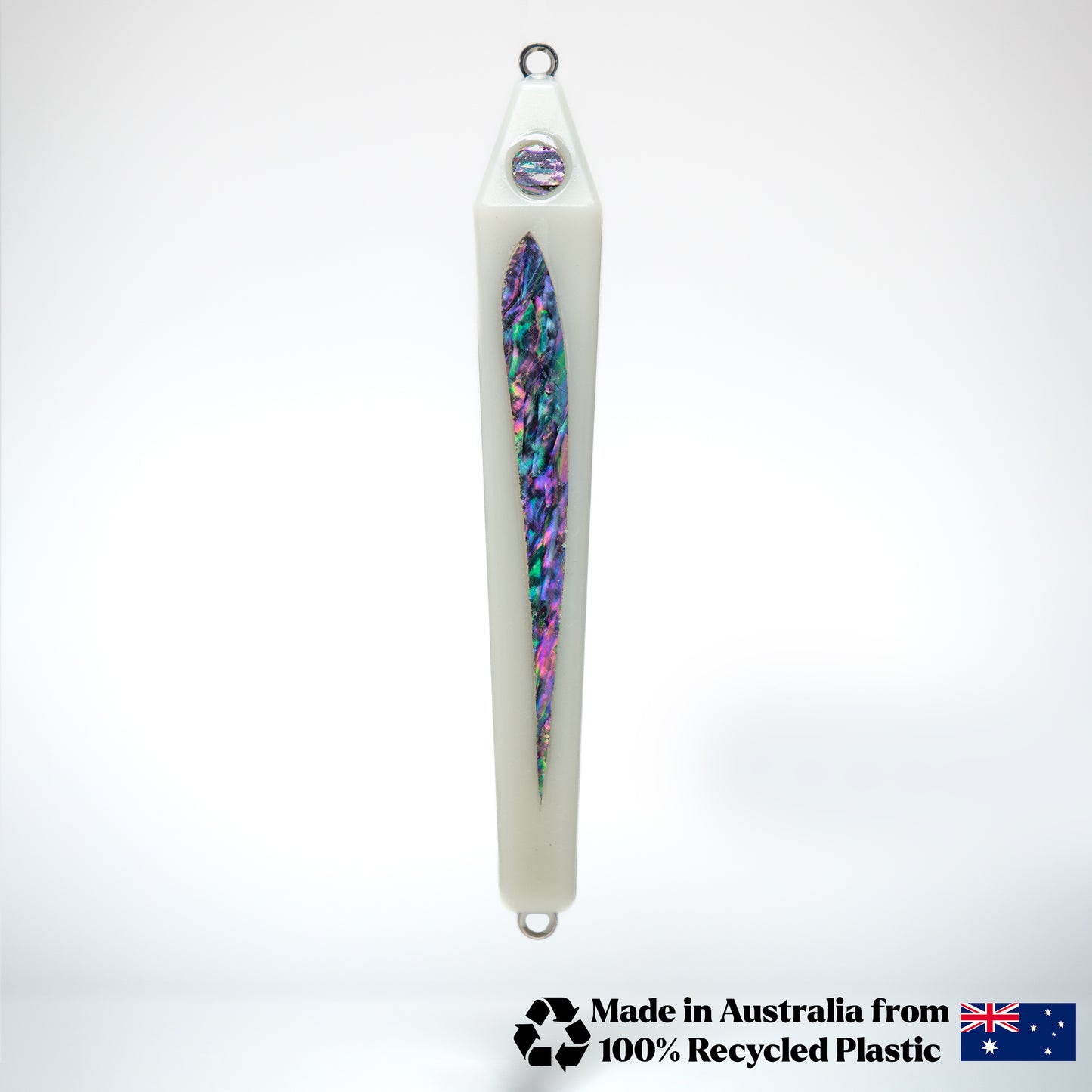 Fishing World Exclusive Coffin 155 Dirty Ice Purple Abalone Fin