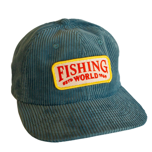 Blue Classic Cord Cap